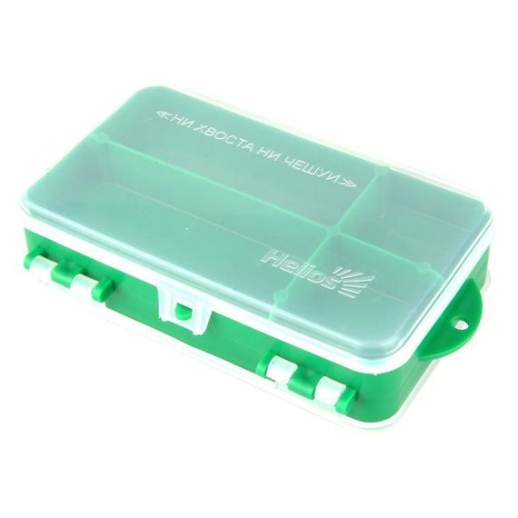 Коробочка для оснастки Helios двухсторонняя (зеленая)