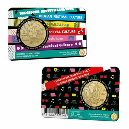 Бельгия 2,5 евро 2023 Фестиваль культуры