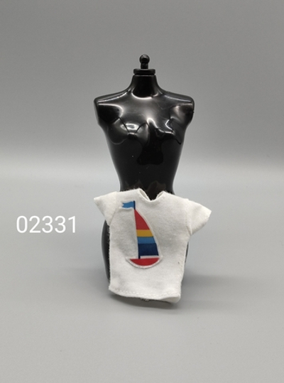 Одежда для куклы Барби - винтаж на подростка футболка 02331