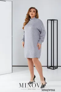 Платье 866-Серый Minova