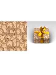 OPTIMA Упаковочная бумага Котики "крафт" (1л в рулоне, 70 х 100 см) УБ-1602