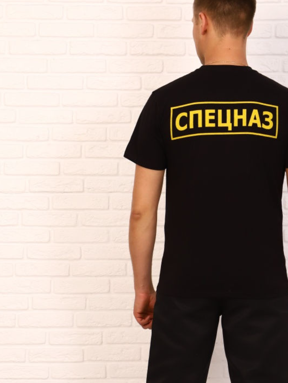 Футболка  черная Спецназ