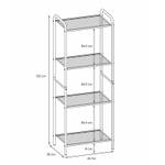 СТЕЛЛАЖ ВАЛЕНСИЯ 14 БЕЛЫЙ