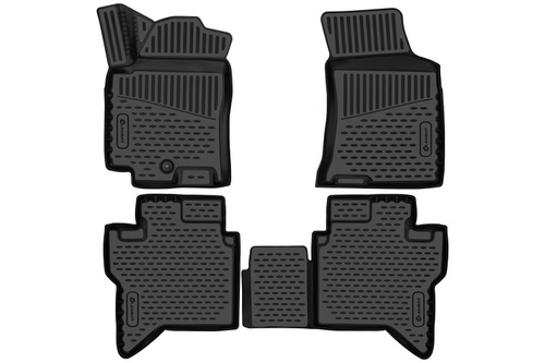 Коврики в салон для JAC T9 2024 -, Пикап, 4 шт. (полиуретан) ELEMENT3DAN0813210K