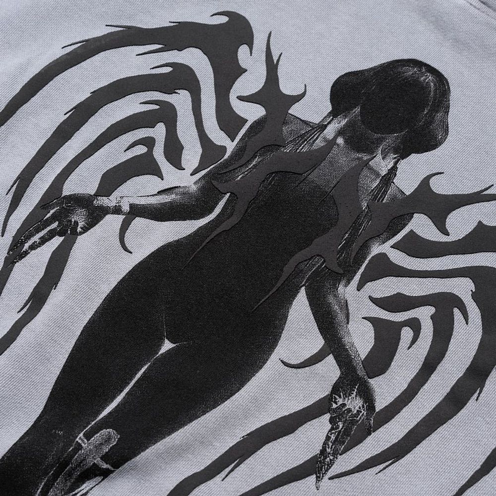 Худи Heartz «Grime» Garment-Dyed Distressed Hoodie