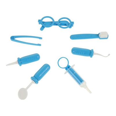 Игровой набор "Стоматолог Бегемотик" 8 предм. блист. (Лена)