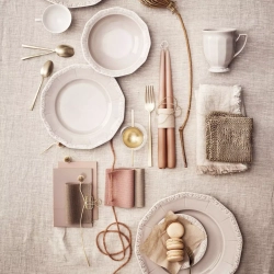 Rosenthal - Набор Maria Pale Coffee Orchid на 2 персоны / артикул   1043040716810221 + 1043040716814741 + 1043040716814742  / GTIN