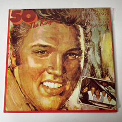 Винтажная виниловая пластинка LP Danny Mirror and The Jordanaires 50 X The King Elvis Presley Greatest Songs (Румыния 1985)