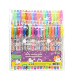 Ручка гелевая, Basir, цветные чернила, серия "Коты", ароматизированная с блёстками, 36 шт