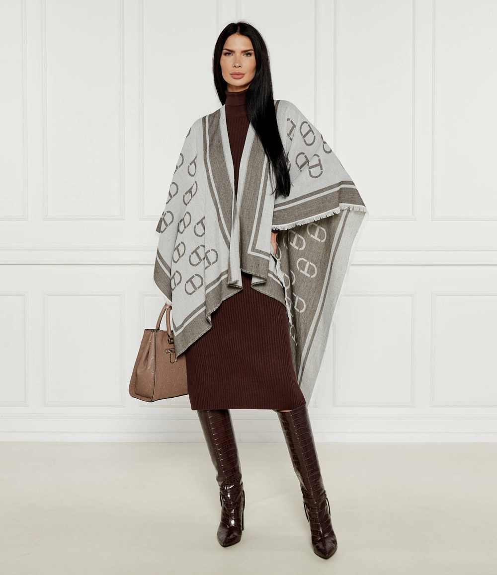 Пончо TWINSET - серый(242TA4710)