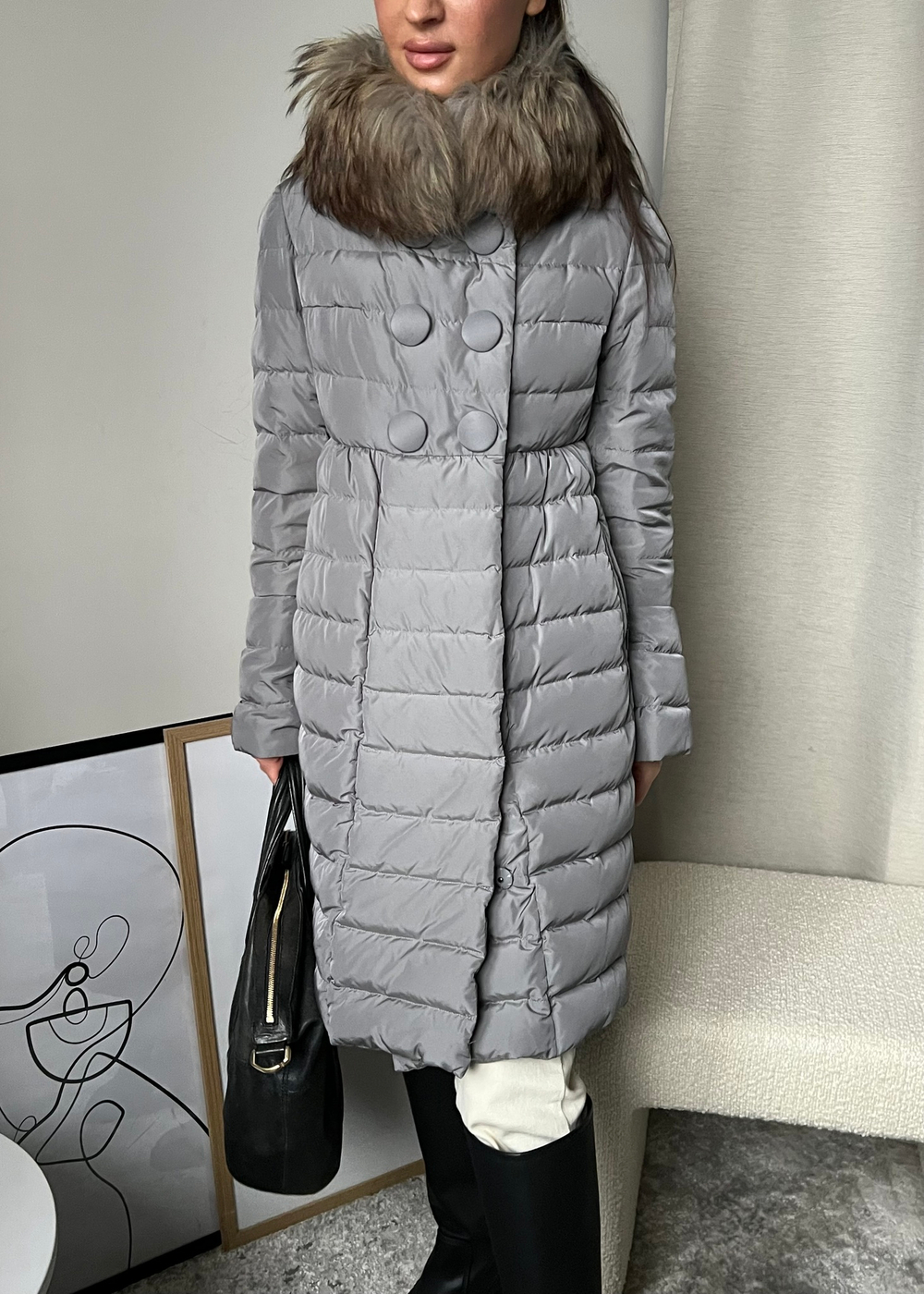 Пуховое пальто Moncler, XS