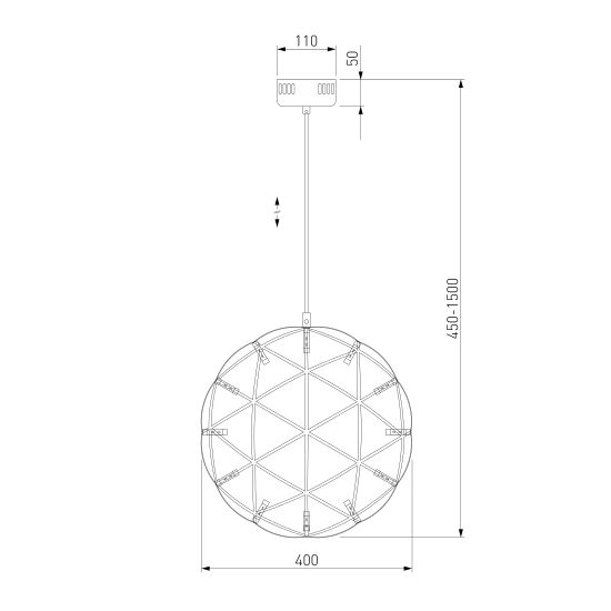 433/1 подвесной светильник
