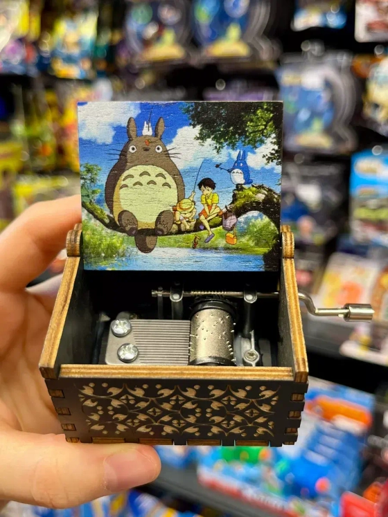 Музыкальная шкатулка детская Тоторо деревянная игрушка