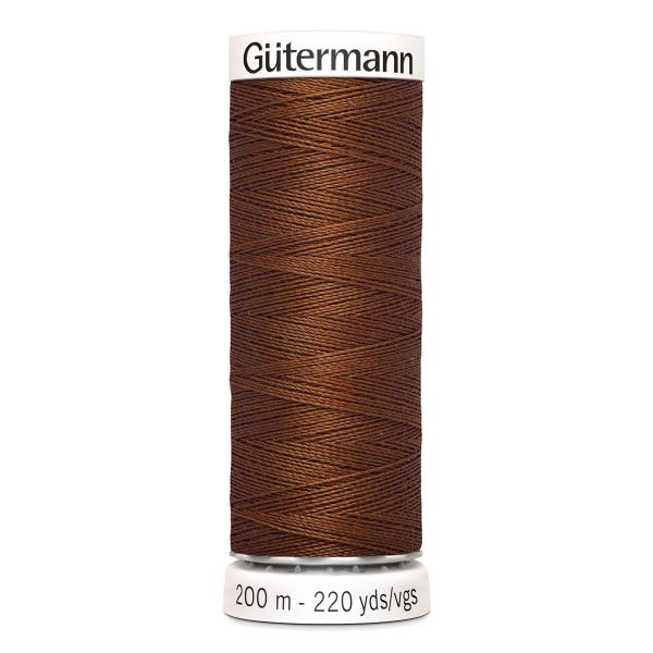 Нитки универсальные Gutermann Sew-all 100 (200 метров), 5 кат. | 650 золотисто-каштановый