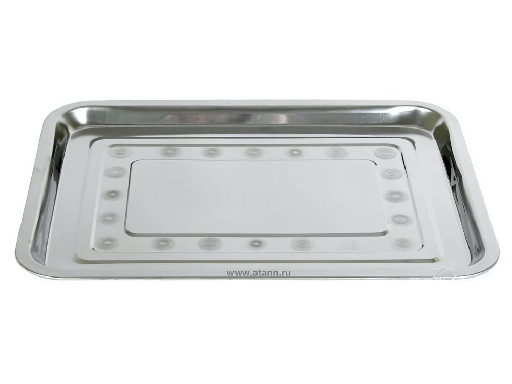 Поднос 30*40*2см нерж тонкий