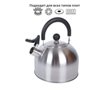 Чайник со свистком Mallony MAL-039-MP-2,3л