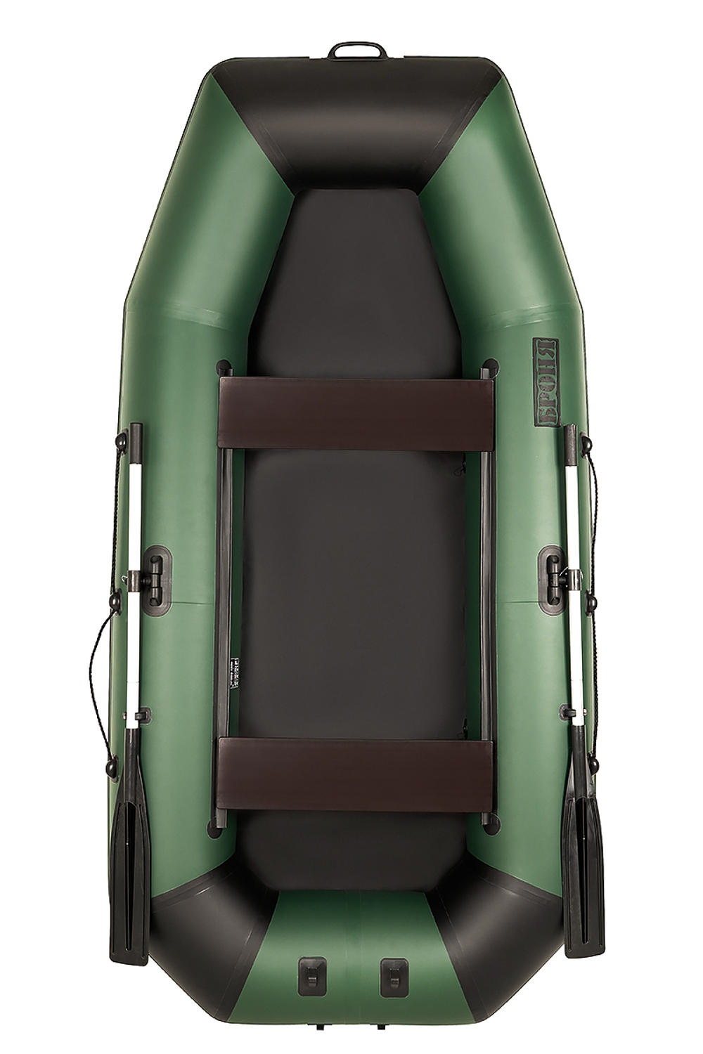 Броня-280 М зеленый-черный (лодка ПВХ с усилением)