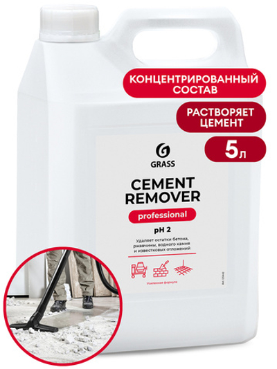 GraSS Очиститель после ремонта CEMENT REMOVER 5л