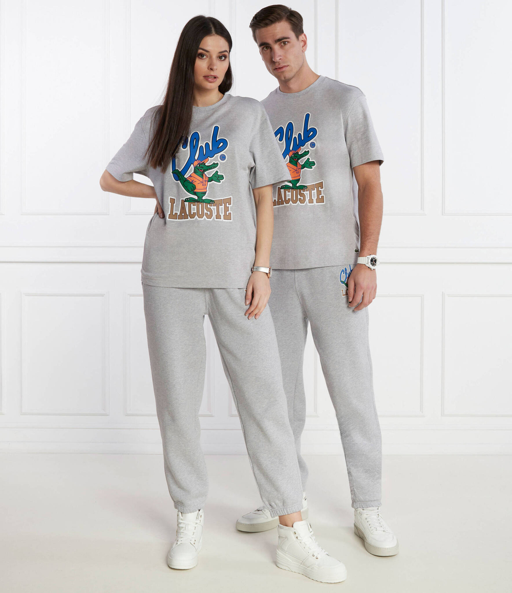 Футболка Lacoste - серый(TH1533)