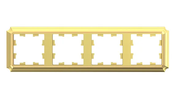 Рамка 4-м AtlasDesign Antique универс. зол. SE ATN101604