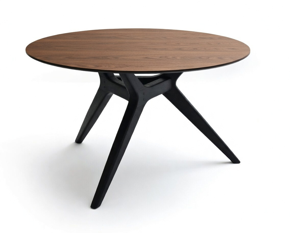 Дизайнерский стол TRIANGLE WOOD walnut