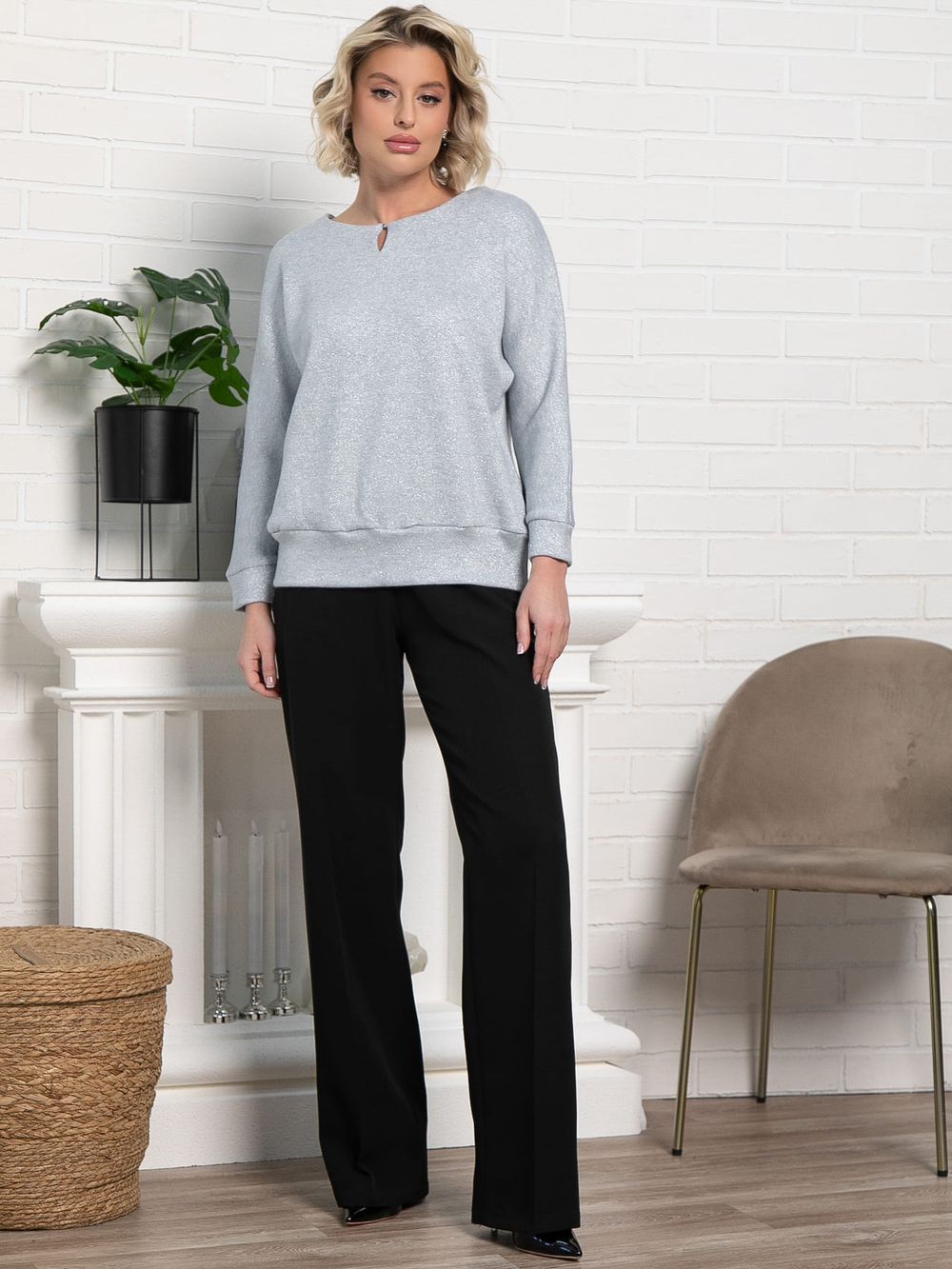 Джемпер трикотажный Претти (нежно-голубой) Б15021-50М LT Collection