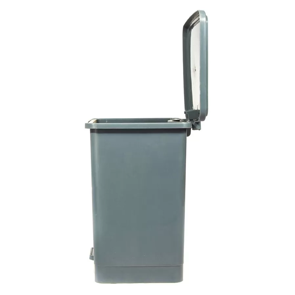 Бак для утилизации медицинских отходов Инновация класс А 15 л с педалью серый