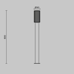 Уличный ландшафтный светильник Maytoni   O502FL-01B1