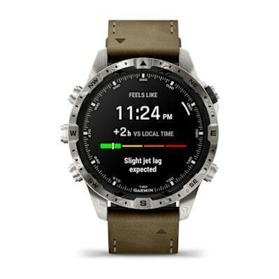Люксовые мультиспортивные часы Garmin MARQ Adventurer (Gen 2) – Damascus Steel Edition 010-03393-31