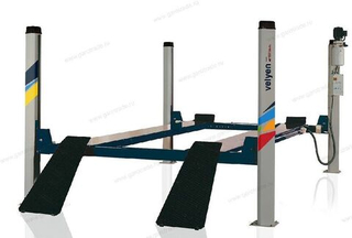 Подъемник четырехстоечный c платформами для сход-развала Velyen 4ED0600L