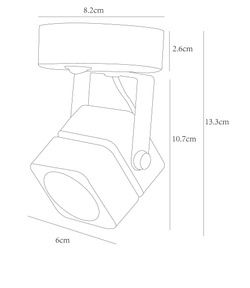 Спот Arte Lamp A1315AP-1BK