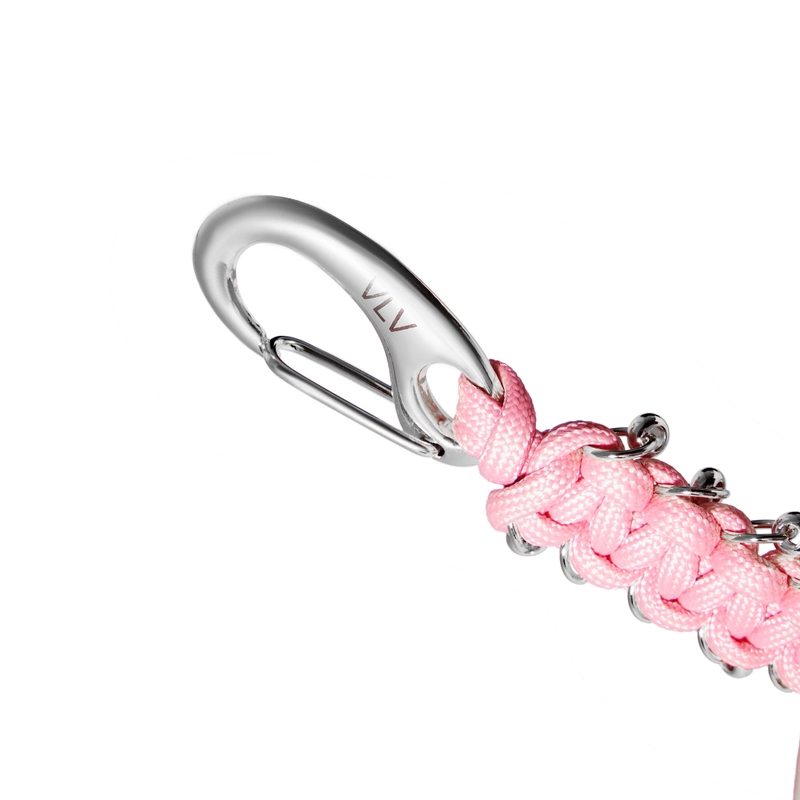 Брелок Влюбленный в Розовый – Серебро