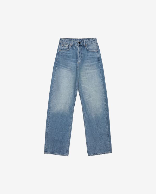 Джинсы Широкие голубые - фото 1