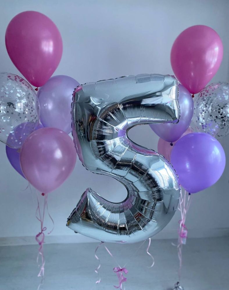 Набор воздушных шаров на 5 лет №2207