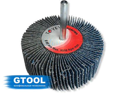 Шлифовальная лепестковая головка GTOOL ZC 80x30x6мм, P60
