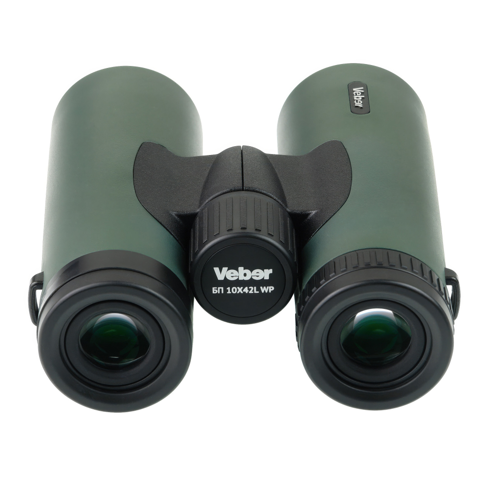 Бинокль Veber Silver Line БП 10X42L WP - Поликарбонатный нескользящий корпус