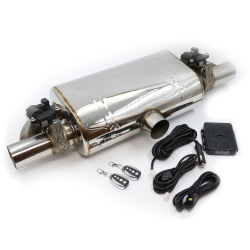 Глушитель управляемый Т-образный + электрон. нерж 201 вход ф51 выход ф51