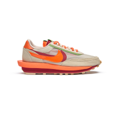 Кроссовки Nike LD Waffle x Sacai x CLOT "Kiss of Death Net Orange Blaze"