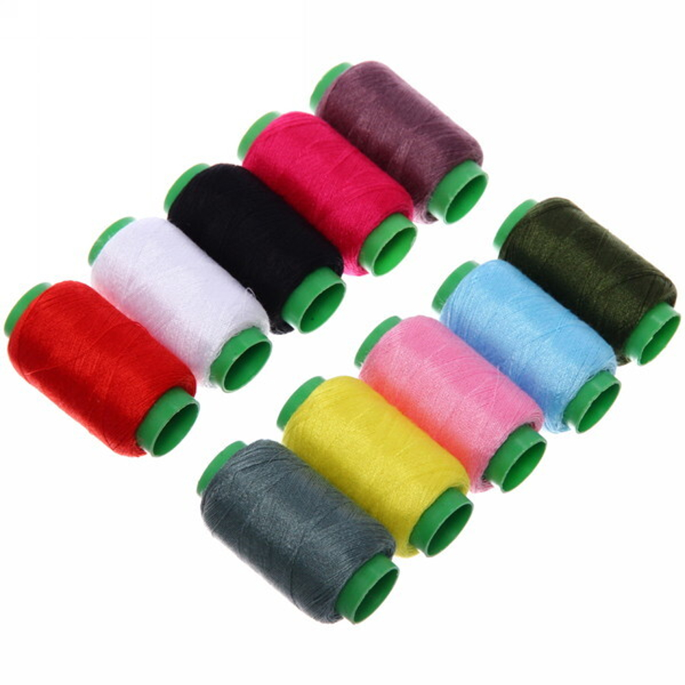 Нитки в наборе «Лучшая швея», цвет микс, 10 шт, в пакете