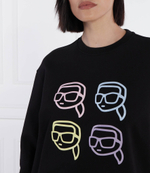 Худи ikonik 2.0 Karl Lagerfeld - черный(241W1801)