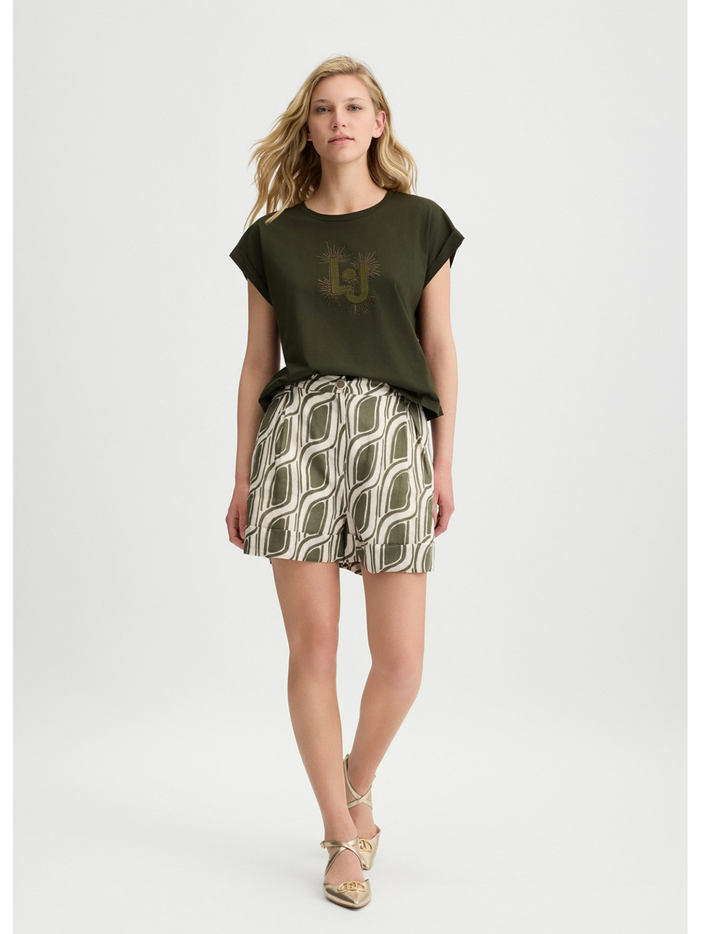 Шорты женские Pant Ts Nav Short LIU JO