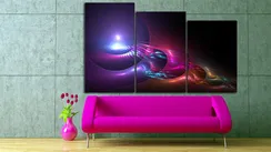 Модульная картина "Блики лучей"