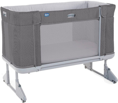Детская кроватка Chicco Next2Me Forever Moon Grey