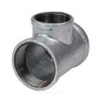 Тройник переходной чугун оц Ду 40х15 (1 1/2"х1/2") ВР/ВР Fittex PLUS