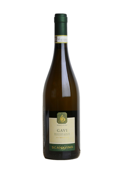 Вино SCANAVINO GAVI DOCG 2021 белое сухое 15,5% 0,75л
