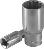 S04HD4725 Головка торцевая глубокая 12-гранная 1/2"DR, 25 мм