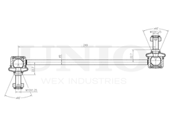 Стойка стабилизатора передняя UNIO SSP-50042