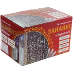 Гирлянда для улицы ЗАНАВЕС «Мерцание» ш3м* в2,5 м 480 ламп LED, белый.пров, 1 реж, IP-65, Белый (возможность соединения)