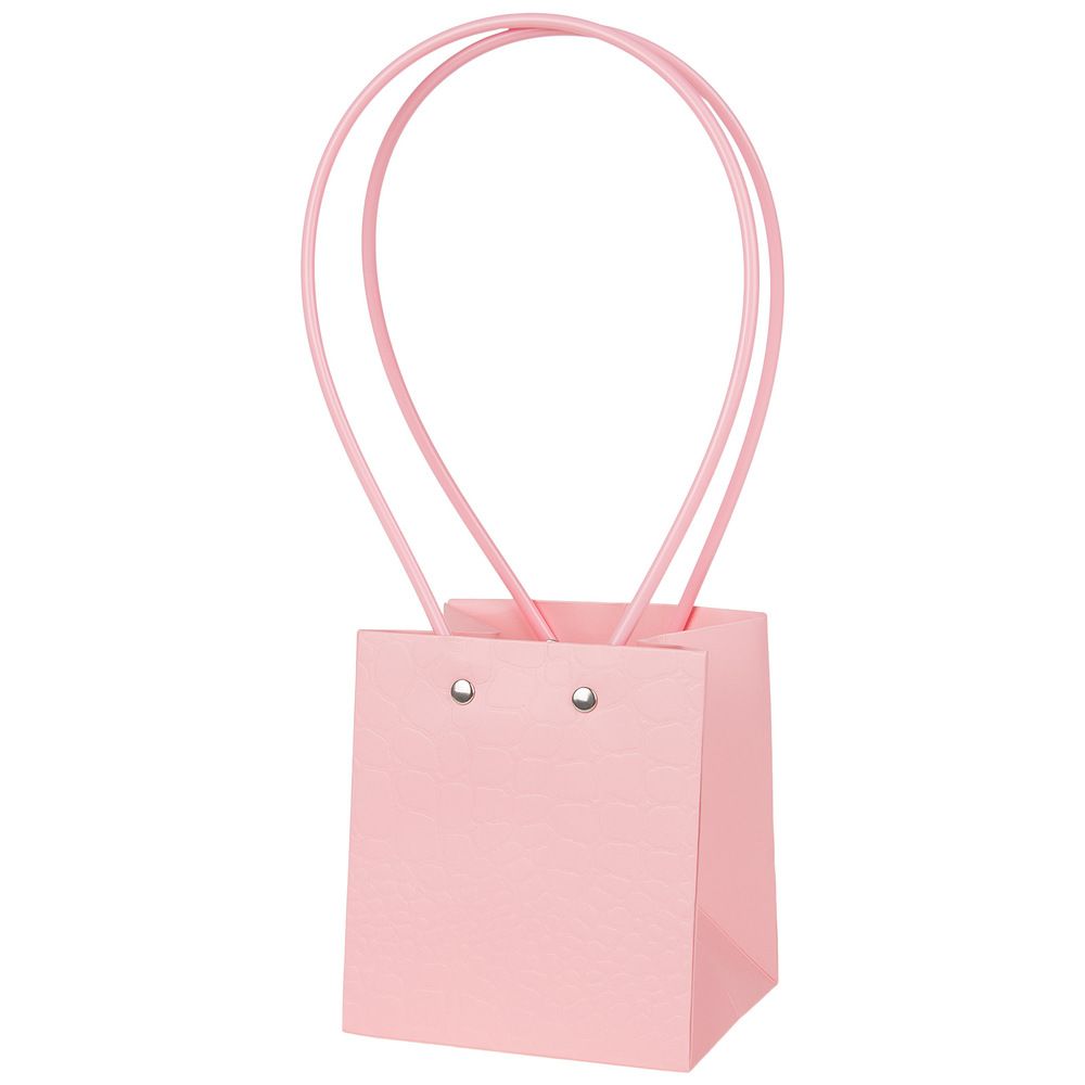 Сумка подарочная "Wild" (картон) 11,5x10,5xH13 с ламинацией (Розовый)