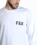 Лонгслив Hardlunch F&K белый